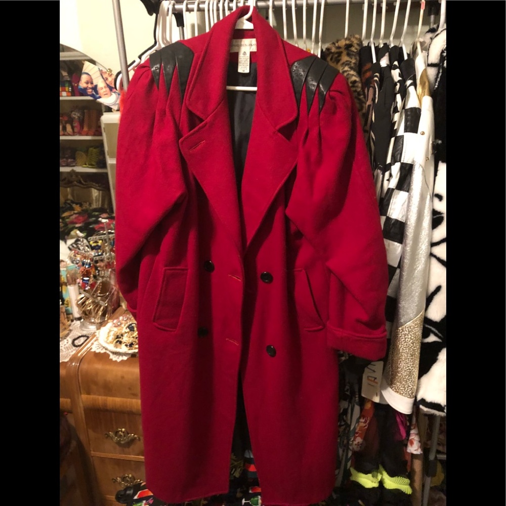 Red vintage  coat